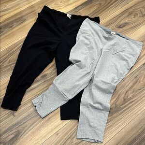 Chico's Kids Leggings in Black and Gray
